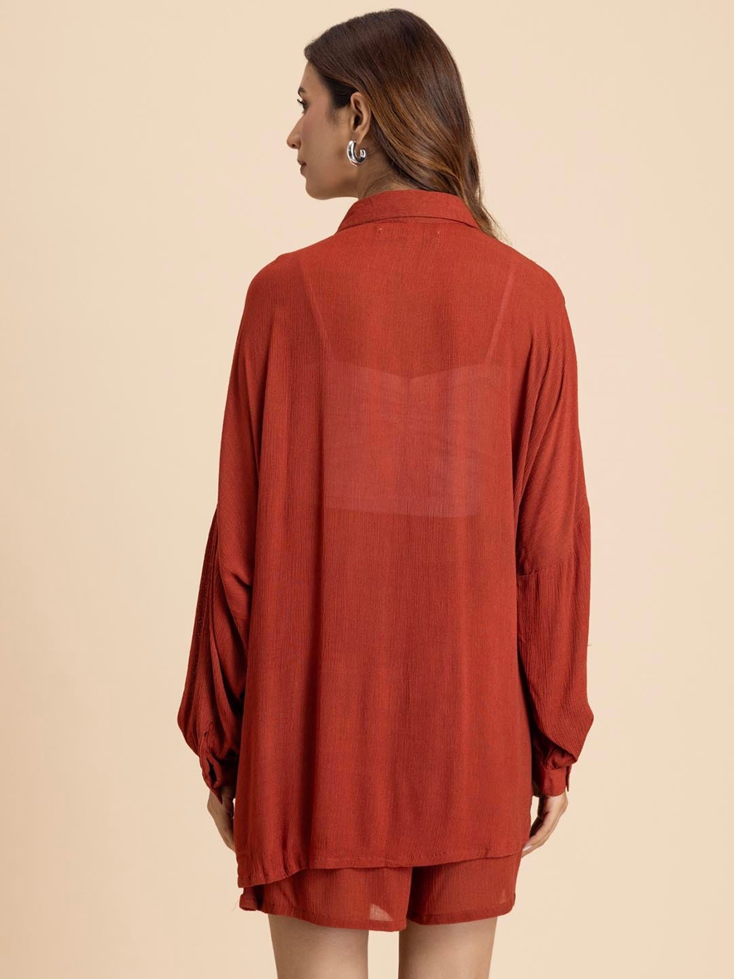 Moomaya Orange Mini Co-Ord Set