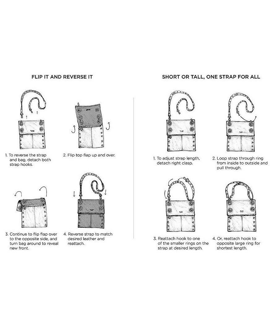 Hammitt Montana Reversible Zip Crossbody Bag