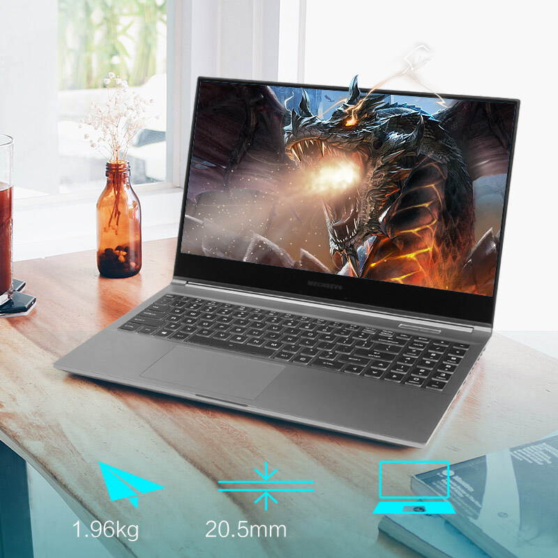 MECHREVO Gaming Notebook AMD R5-4600H 16G DDR4 512G SSD GTX1650 TI 15.6" Screen