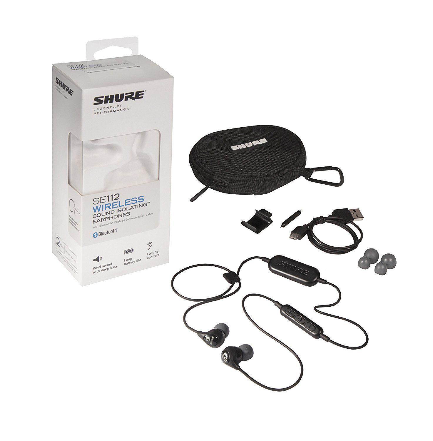 Shure SE112-K-BT1 Wireless Sound Isolating Earphones