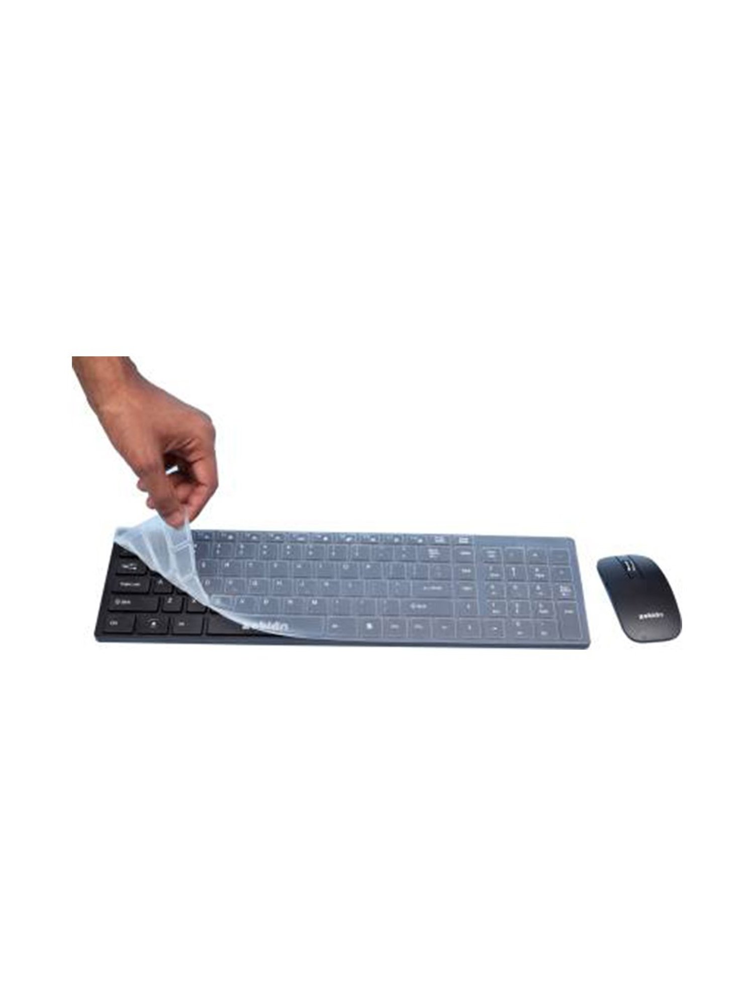 Zebion G1600 Slim Fit Wireless Keyboard Mouse Combo - Black