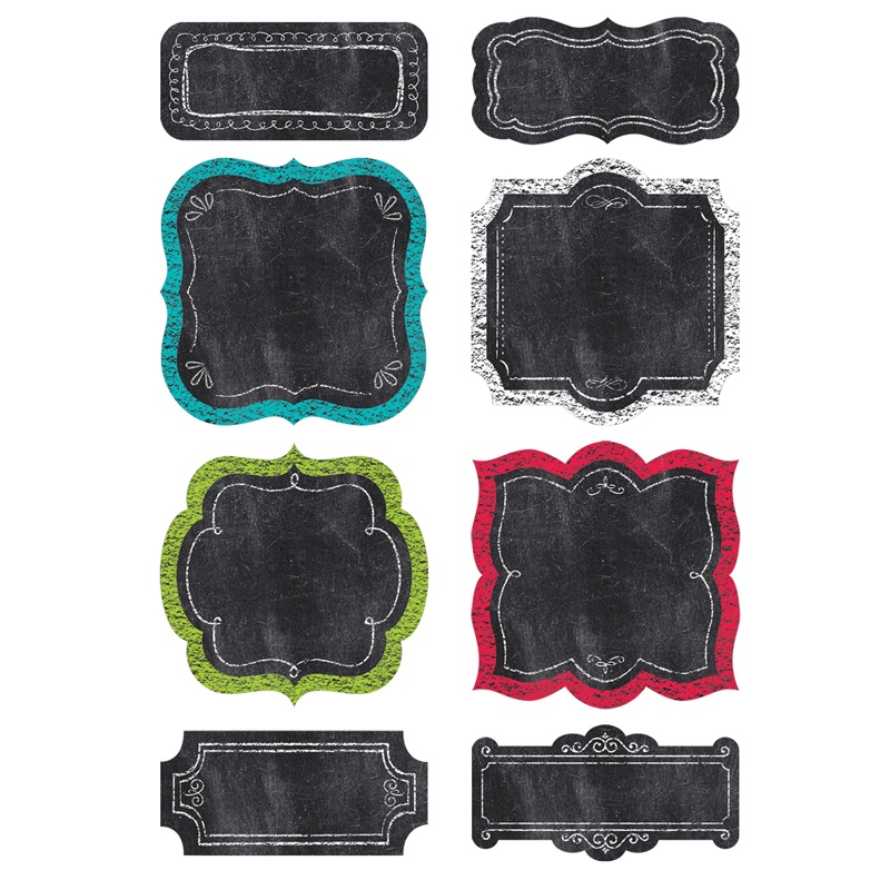 Creative Teaching Press CTP0858 Chart Cards 6 in. Designer Cut Outs