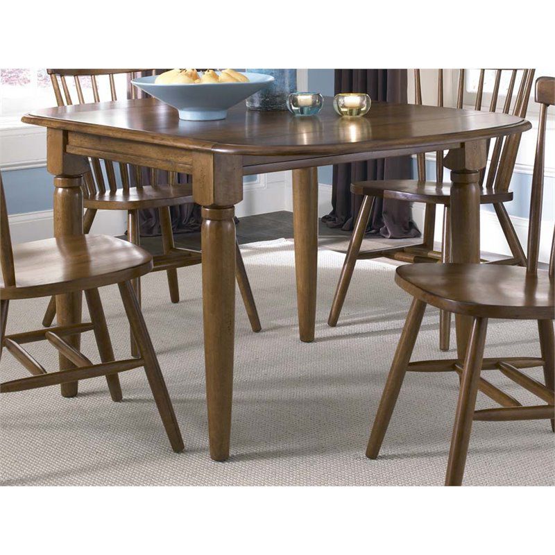 Creations Drop Leaf Table in Brown - Liberty Furniture