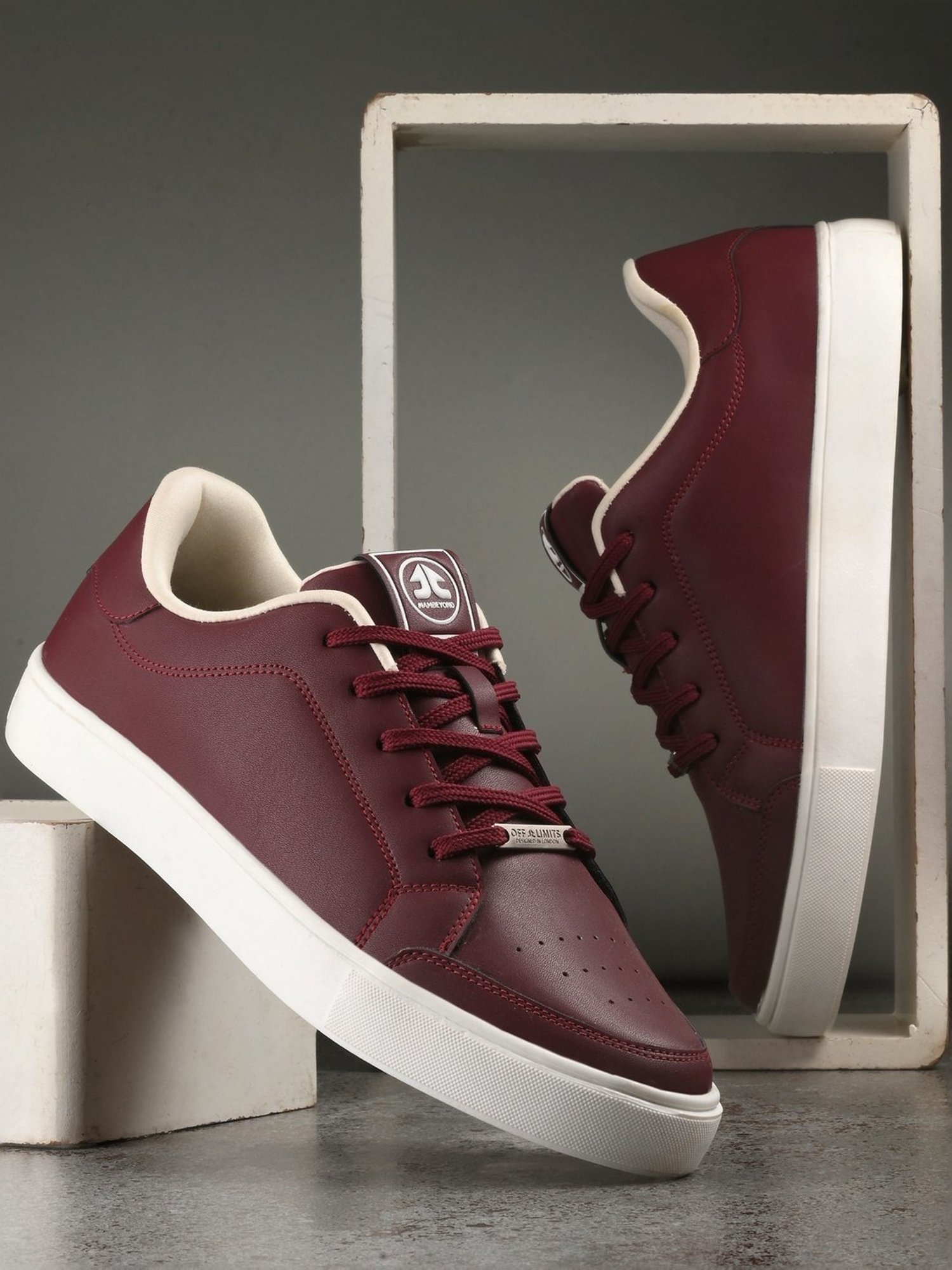 Off Limits Men's SKYLINE Wine Casual Sneakers