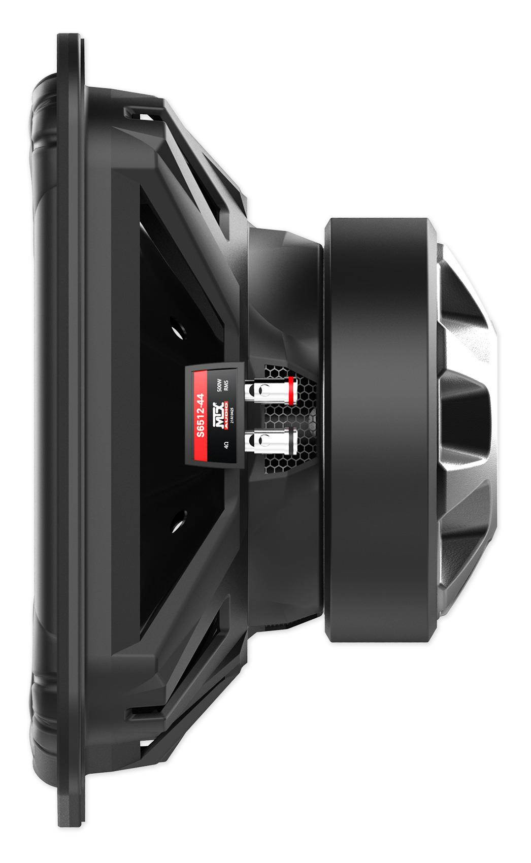 (2) MTX S6512-44 12" 1000 Watt RMS Car Subwoofers+Mono Amplifier+Copper Amp Kit