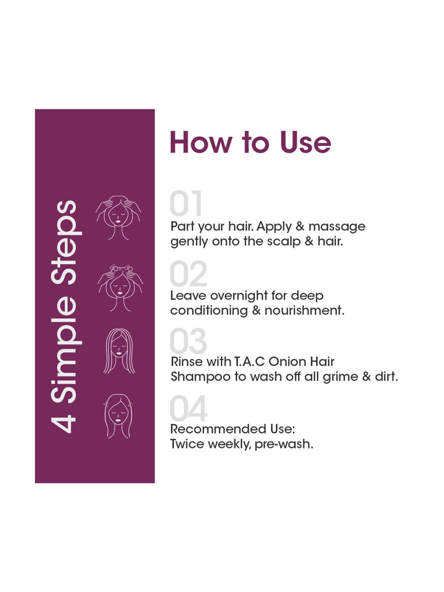 TAC - The Ayurveda Co. Onion Hair Oil with Ginger & Blackseed Extract - 100 ml