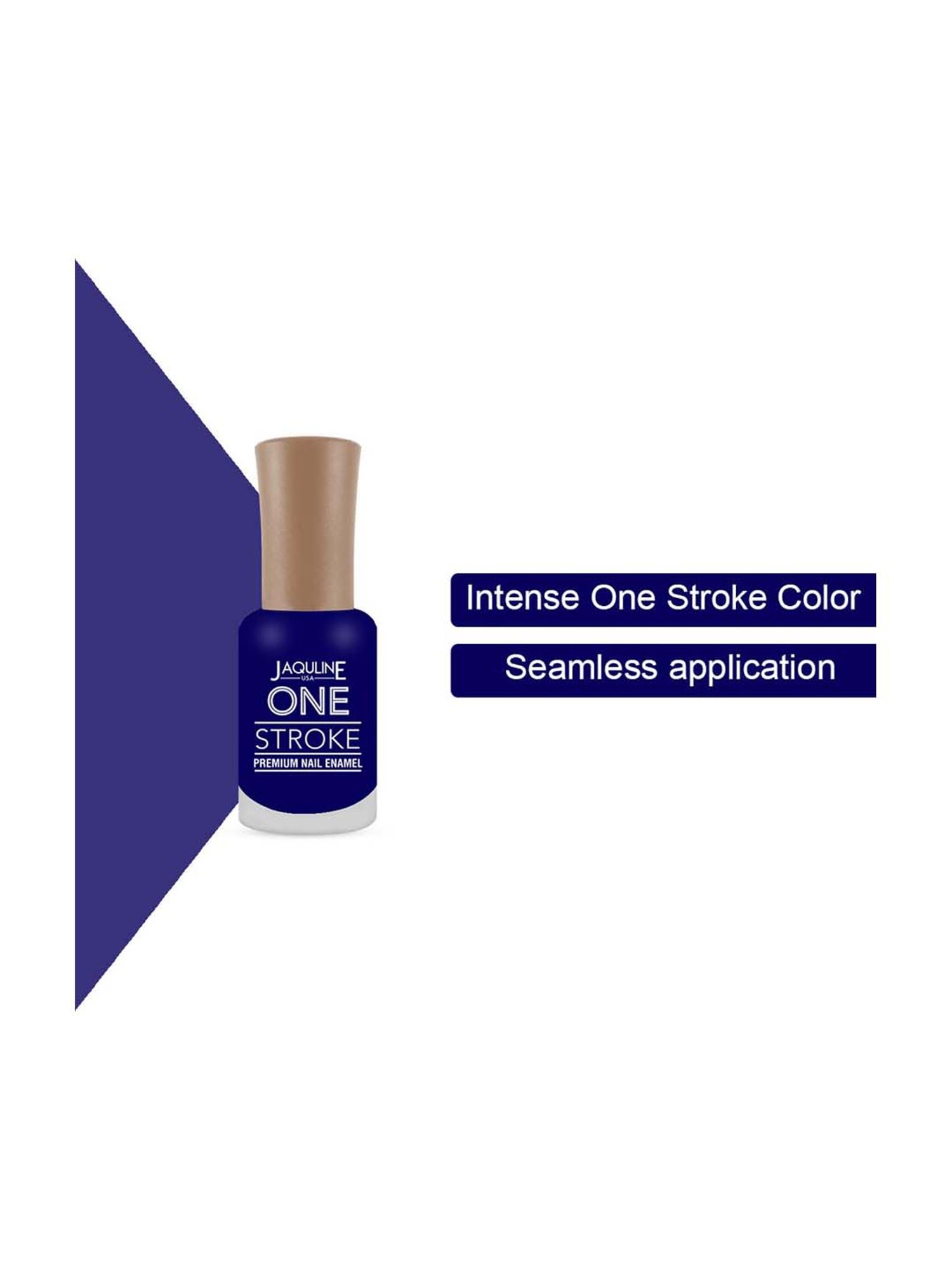 Jaquline USA One Stroke Premium Nail Enamel One Stroke Grey Hues - 8 ml