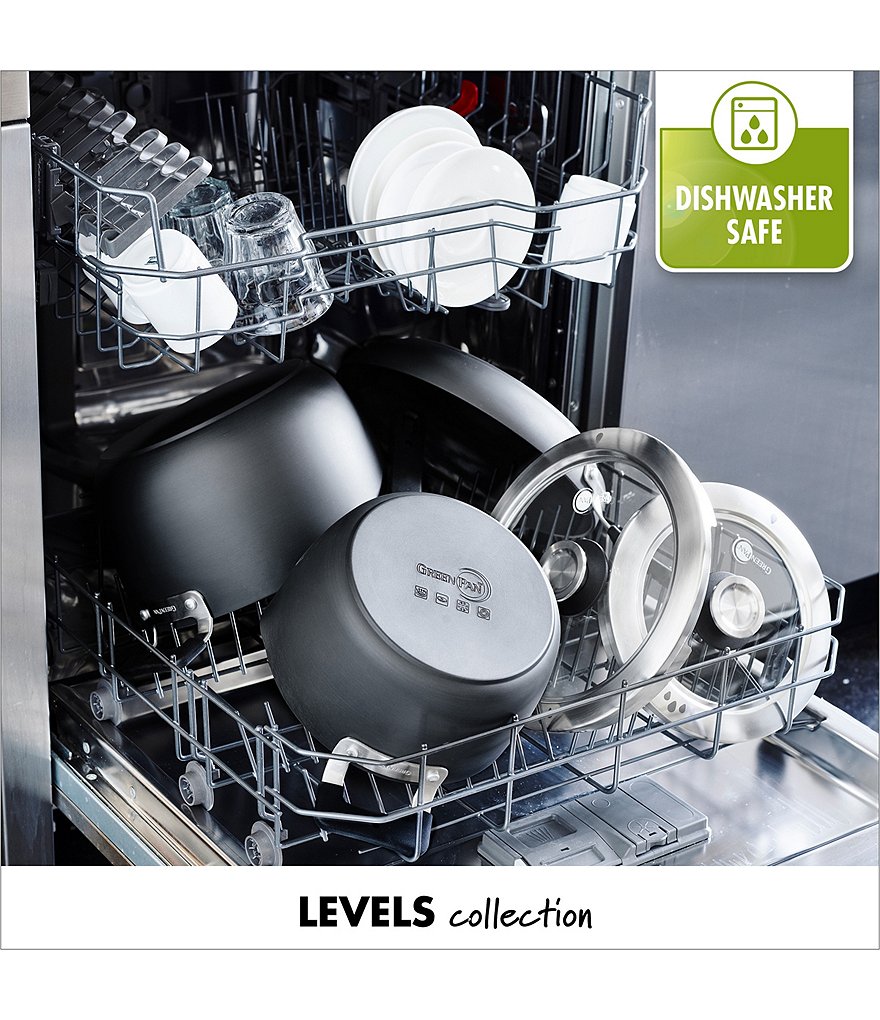 GreenPan Hard Anodized Stackable Ceramic Nonstick 10#double; Fry Pan