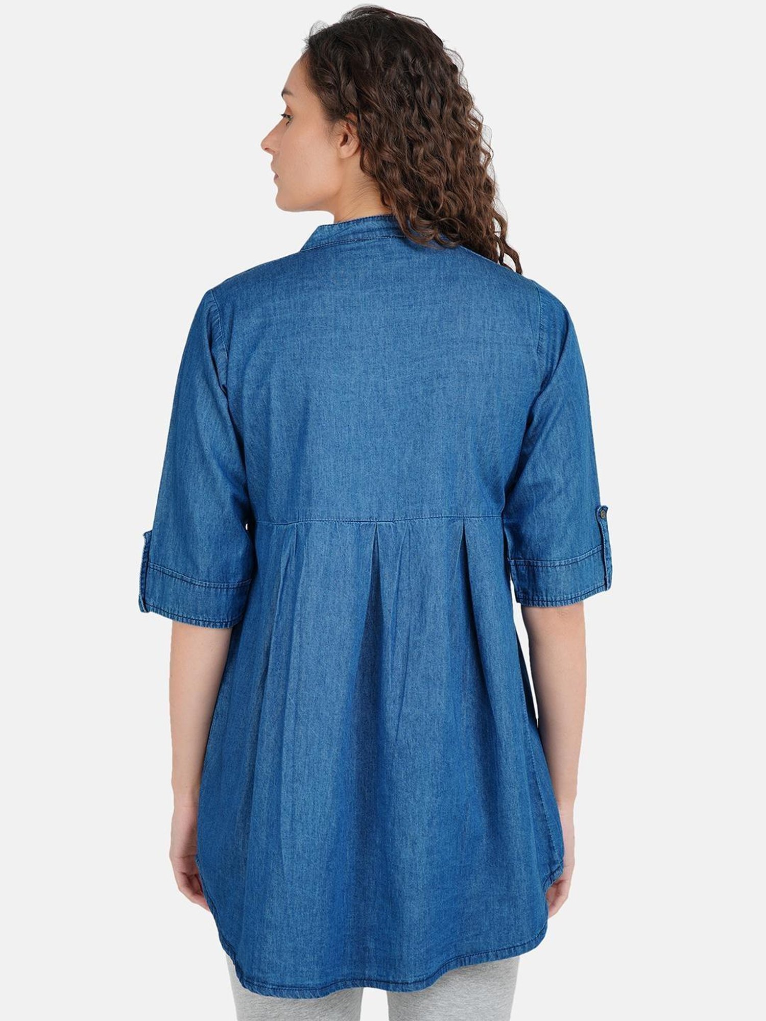 KOI SLEEPWEAR Blue Maternity Topwear