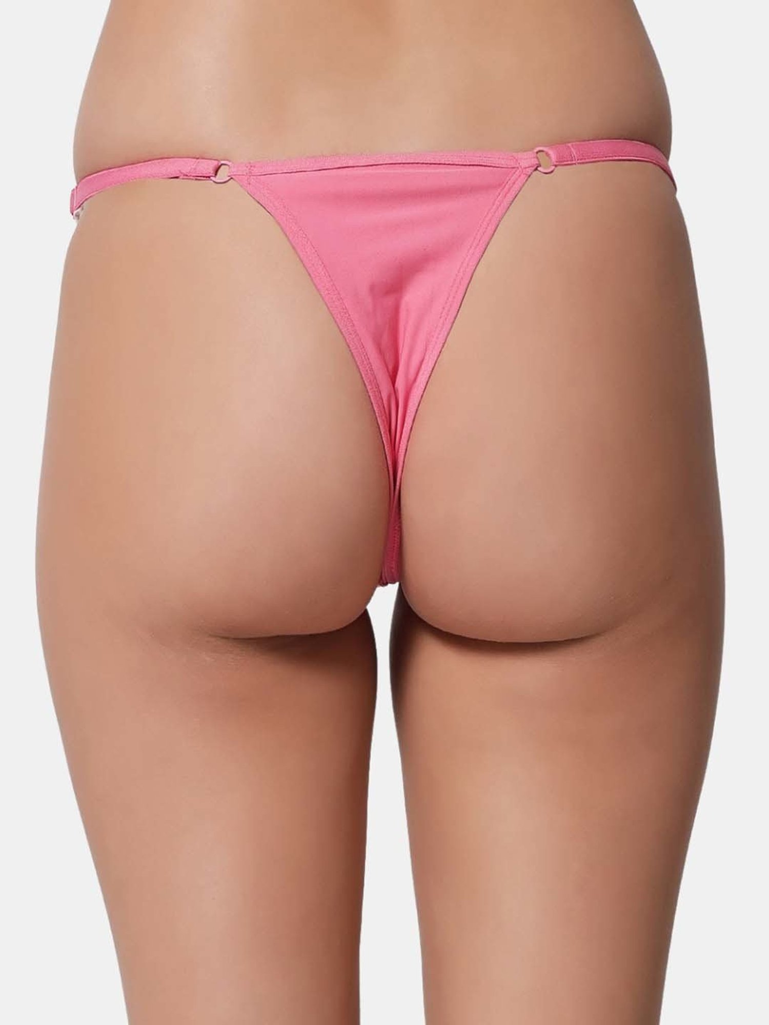 Bleeding Heart Pink Lace Work Panty