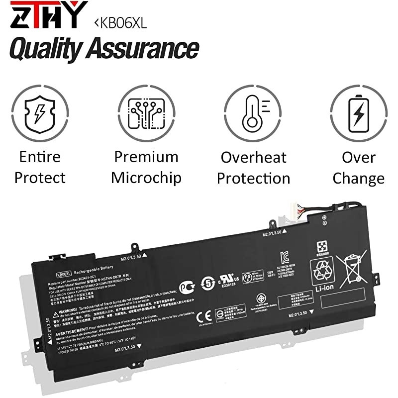 792Wh KB06XL Laptop Battery for HP Spectre X360 Convertible 15quot 15BL0XX 15BL1XX BL012DX BL000NA BL000NL BL001NX BL100NA BL110ND BL101NA BL101NG BL112DX BL131NG BL075NR BL090NZ BL062NR BL152NR