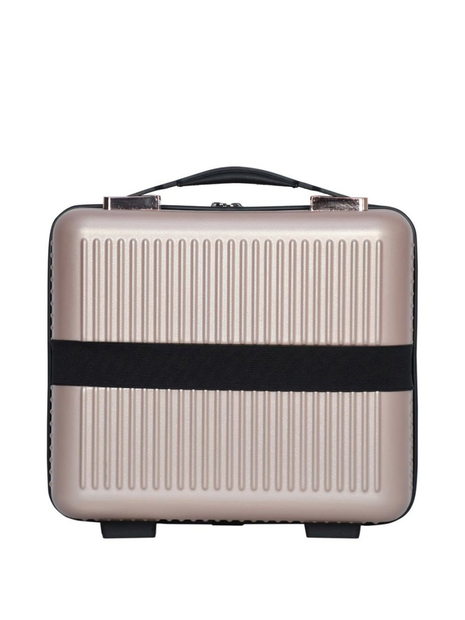 Esbeda Rose Gold ABS Textured Vanity Bag