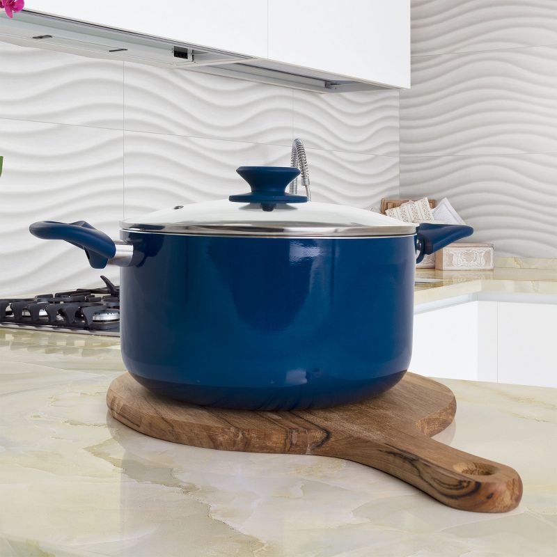 Meyer Corporation Anolon Nouvelle Copper Luxe Hard-Anodized Nonstick Casserole, 4-Quart, Onyx