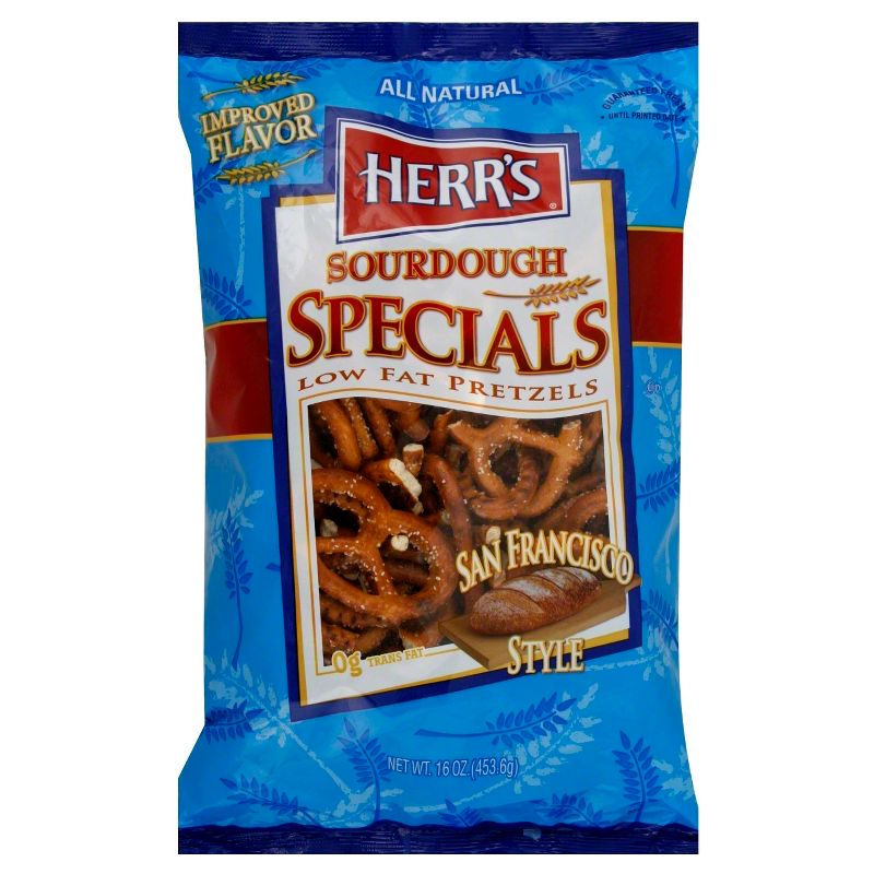 HERR'S Sourdough Specials San Francisco Style Pretzels - 16oz