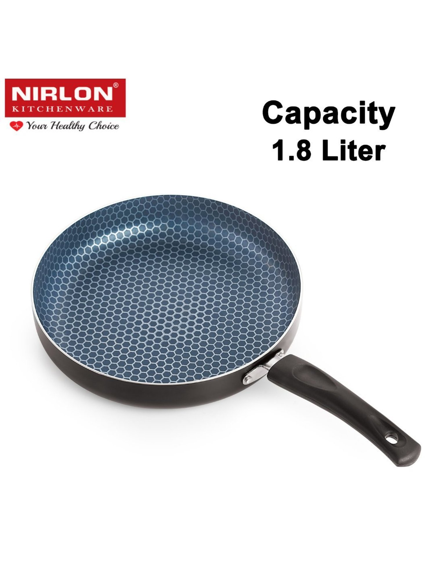 Nirlon Gold Aluminium Majesty Non-Stick Heat Resistance Cookware Set of 3