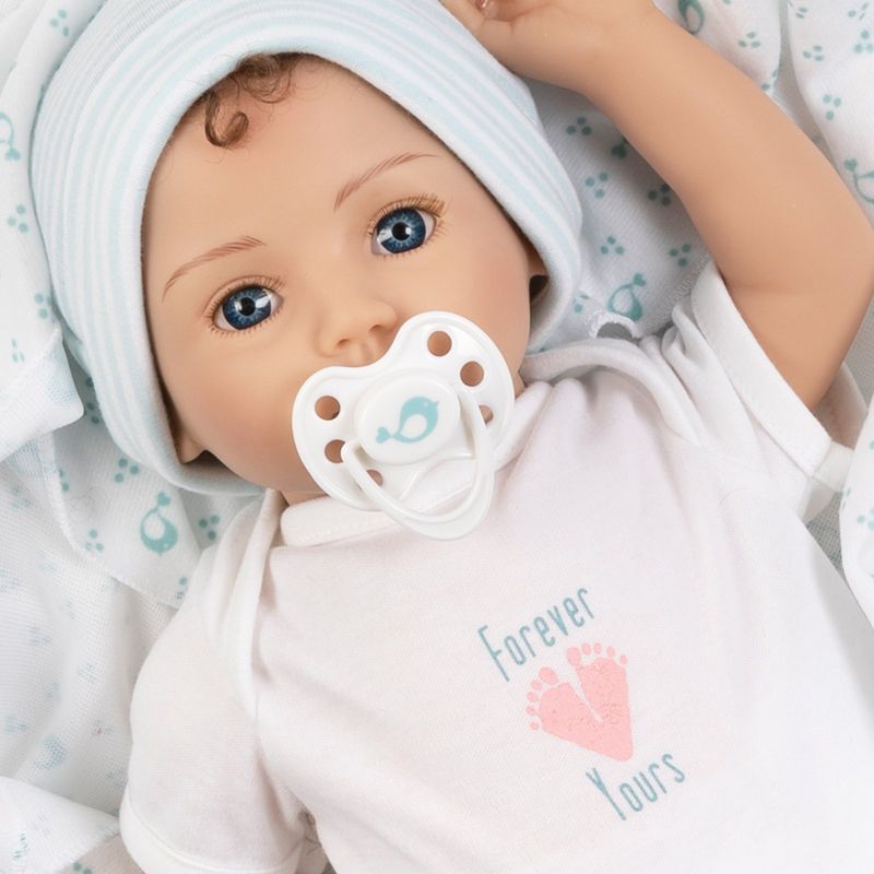 Paradise Galleries Realistic Newborn Doll - Forever Yours Trust, 7-Piece Reborn Doll Gift Set with Magnetic Pacifier
