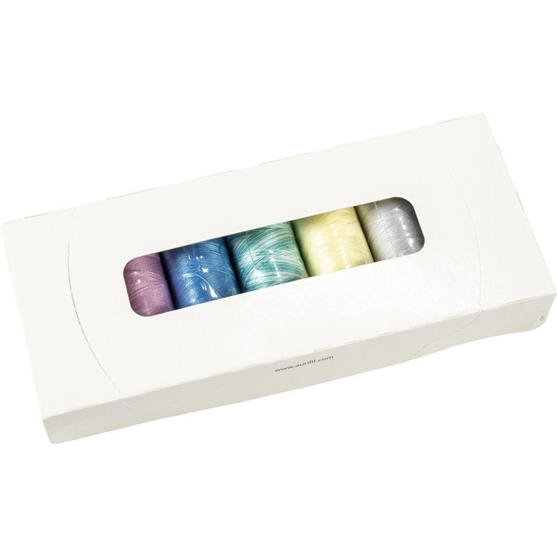 Aurifil 50wt Cotton Thread Collection 200m 7/Pkg-The Row By Row Experience Collection