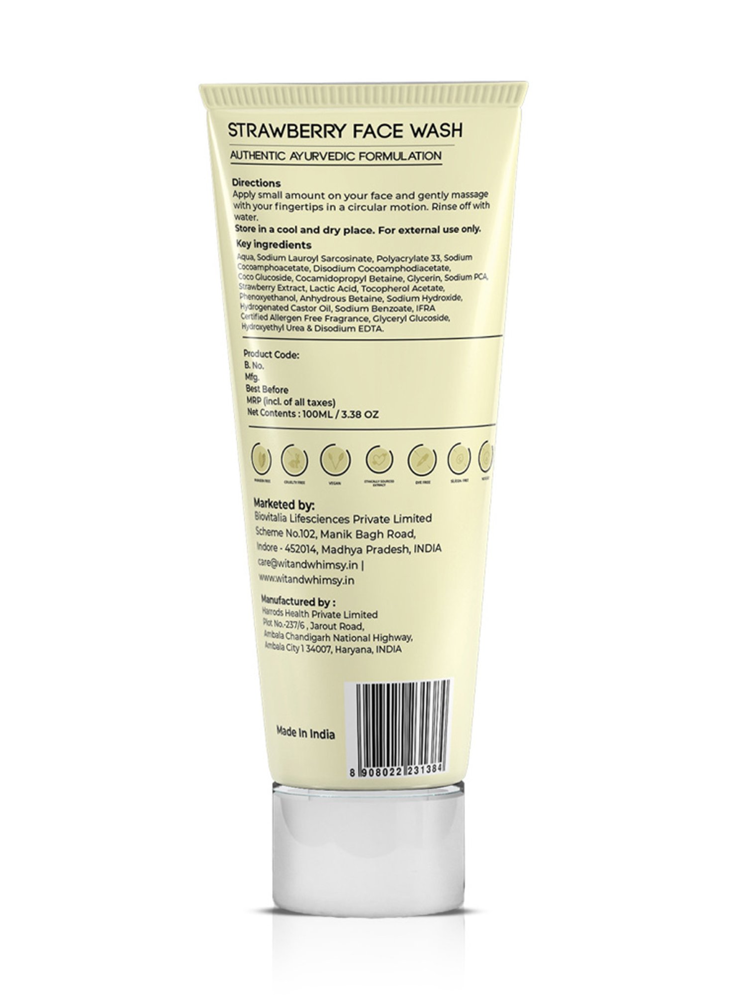 Globus Naturals Rice Ceramide Radiance Face Wash - Pack of 3