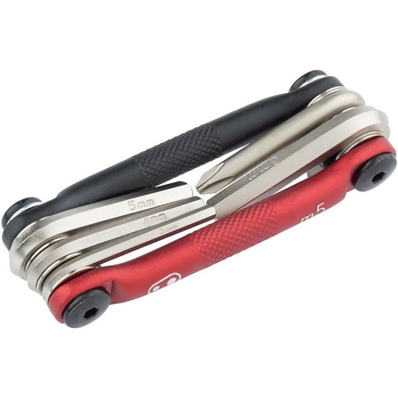 Crank Brothers Multi 5 Bike Multi-Tool - Black/Red