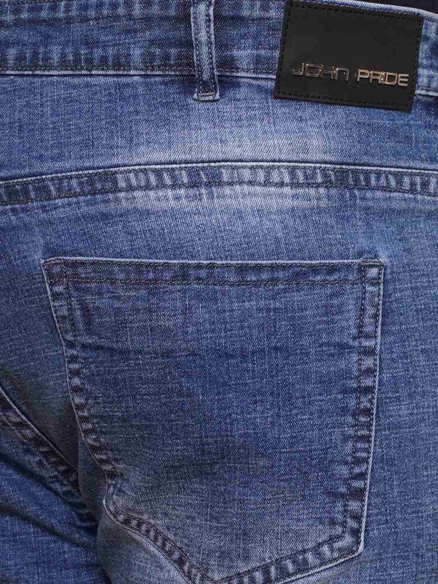 John Pride Blue Regular Fit Jeans