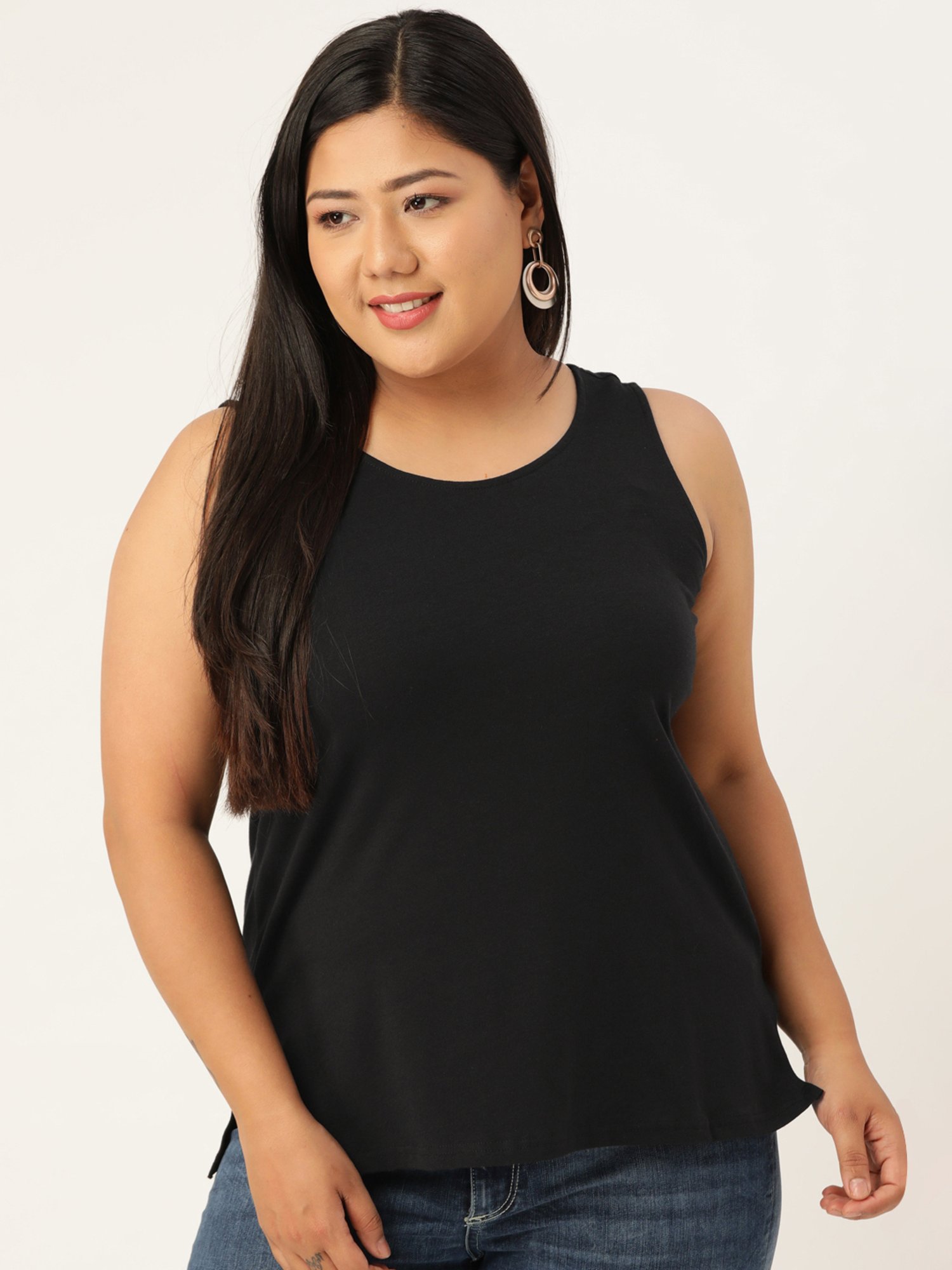 theRebelinme Black Camisole Top