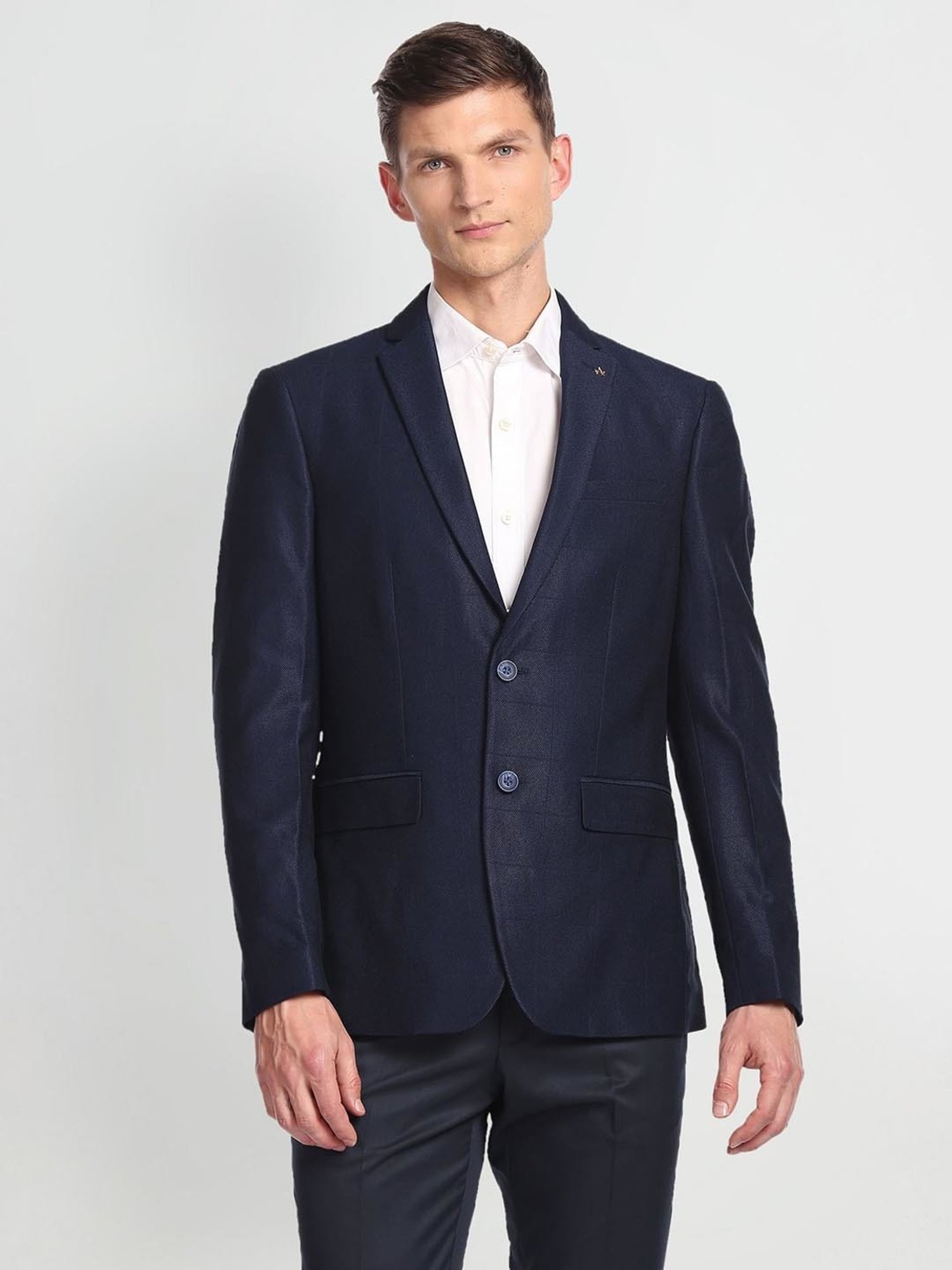 Arrow Blue Regular Fit Blazer
