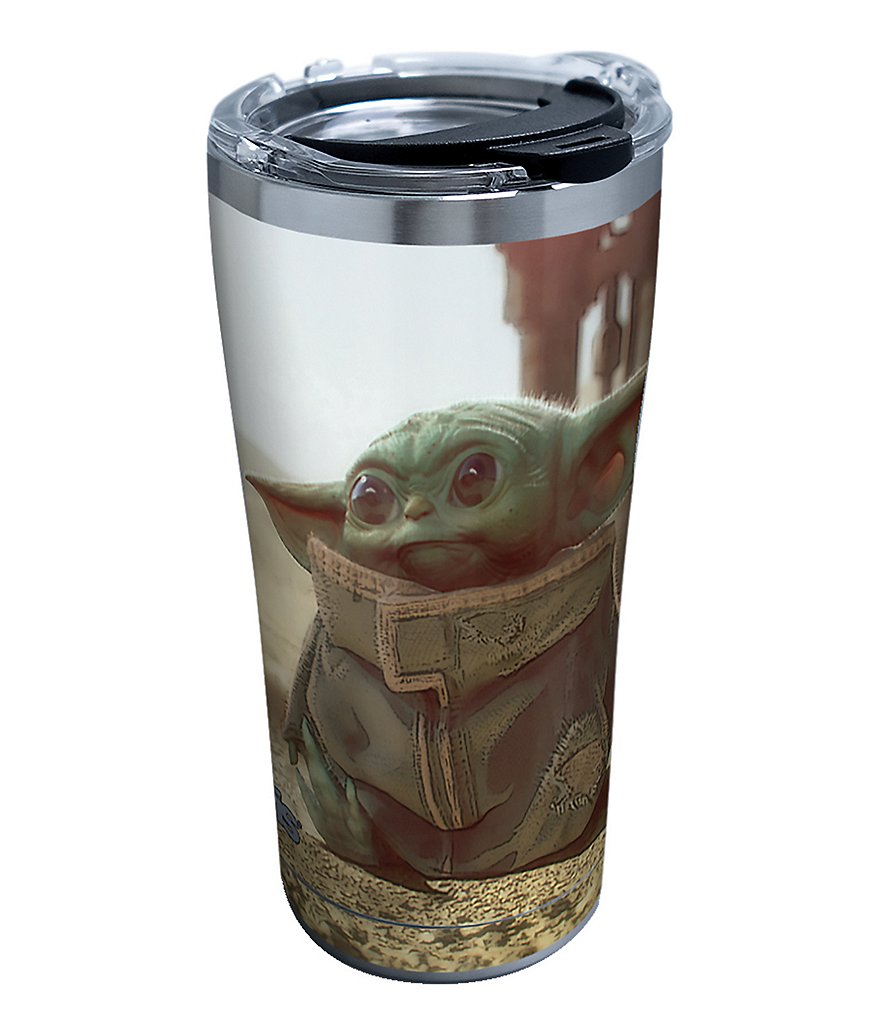 Tervis Tumblers Star Wars Mandalorian- The Child Stainless Steel Insulated Tumbler with Hammer Lid, 20 oz.