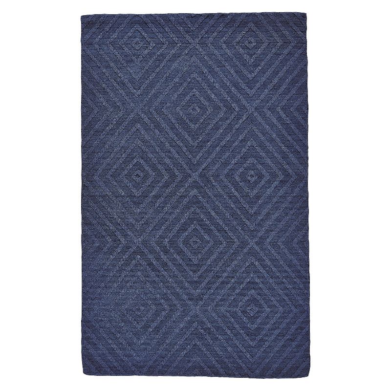 1'8"x2'6" Oval Braided Plaid Accent Rug Multicolored - The Lakeside Collection