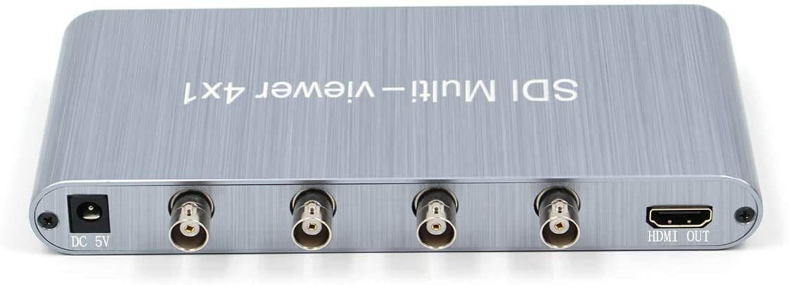 4 Ports Quad SDI Multi-Viewer/Screen Divider/Switch | 1080p @ 60Hz | 4 Viewing Modes