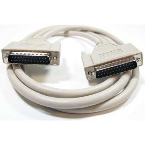 IEEE-1284 Parallel Printer Cable, DB25 Male/Male (15 Feet)