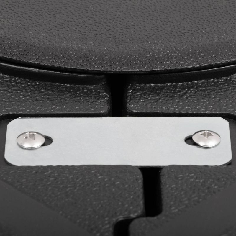 32lbs Heavy Duty Sand/Water Fillable Patio Offset Cantilever Umbrella Base with Wheels Black - Crestlive Products