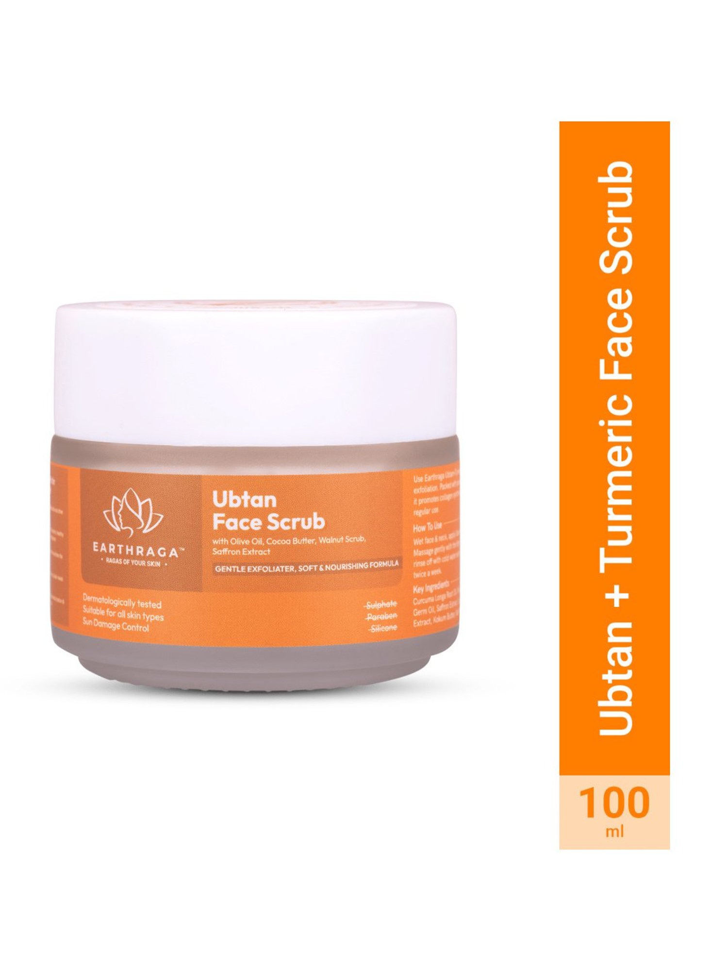 Earthraga Ubtan Face Scrub - 100 ml