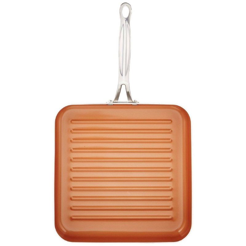 Gotham Steel Ti-cerama 10.5" Square Grill Pan