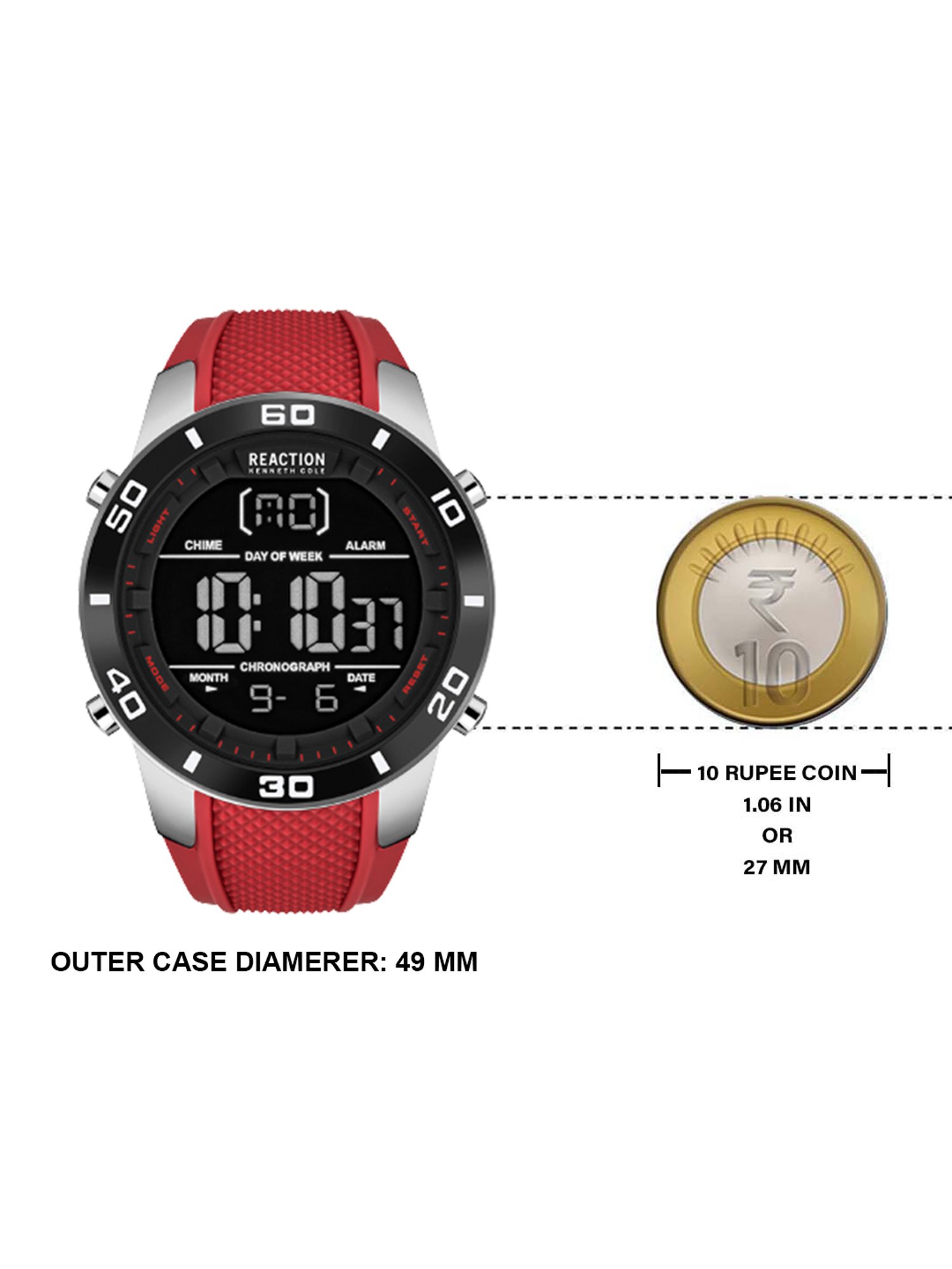 Reaction Kenneth Cole KRWGP2191301 Beam Chronograph Watch for Men