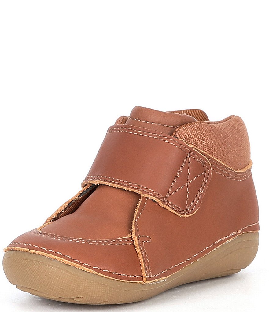 Stride Rite Boy's Mateo Soft Motion Leather Booties (Infant)