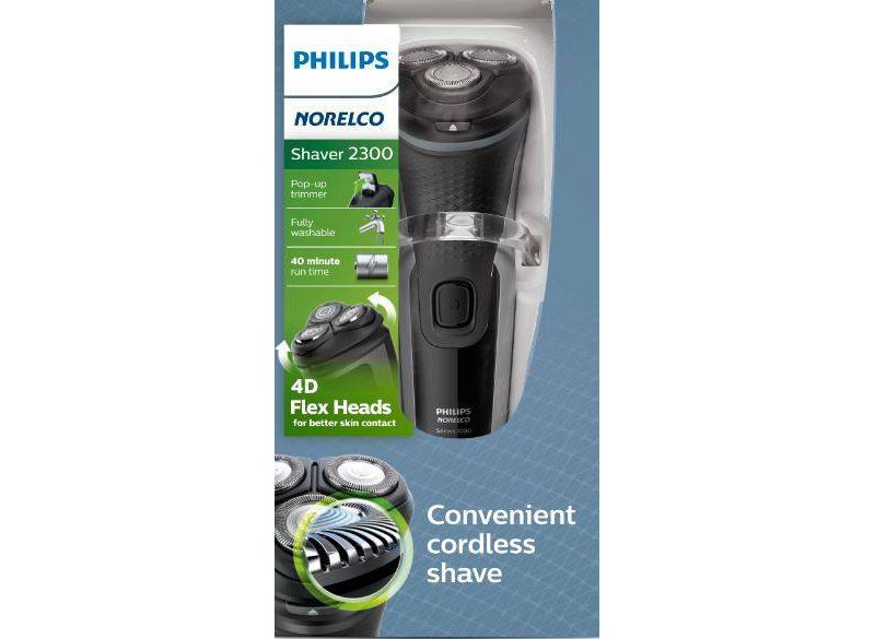 Philips Norelco Dry Men's Rechargeable Electric Shaver 2300 - S1211/81
