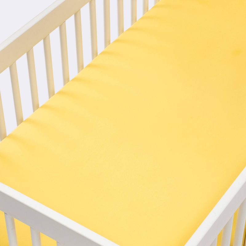 Crib Fitted Sheet Solid - Cloud Island™ Wheat Valley