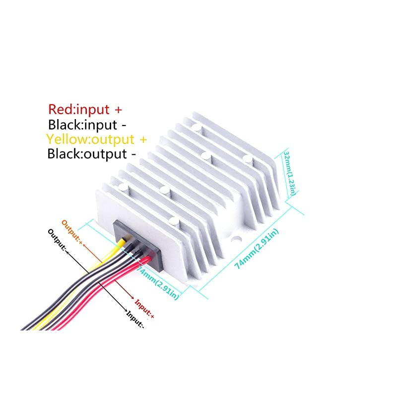 DCDC 9V 12V 24V 36V 840V to 6V 20A 120W Buck Power Converter Step Down Power Supply Waterproof6V 20A 120W