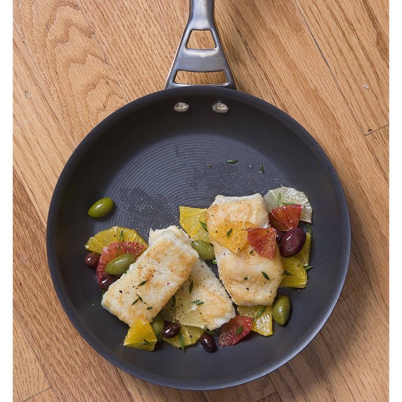 Circulon Infinite 10 and 12 Inch Hard-Anodized Skillets - Black