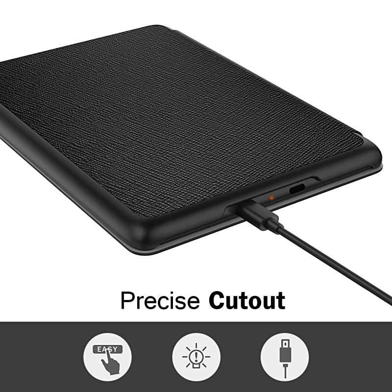 Case Fits Kindle Paperwhite 10th Generation 2018 Releases Thinnest Lightest Smart Shell Cover with Auto WakeSleep for  Kindle Paperwhite 2018 EReader Black