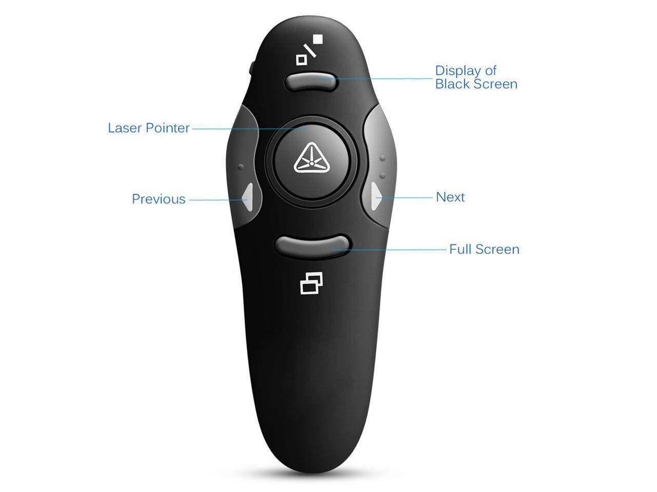 2.4 GHz Universal Wireless Remote Red Laser Pointer Presenter Pointers Pen USB RF Remote Control PPT Power Point Presentation