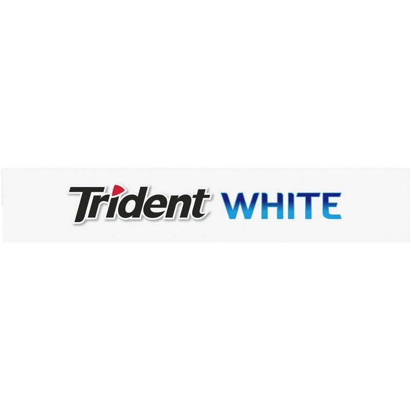 Trident White Peppermint Sugar Free Gum - 16ct