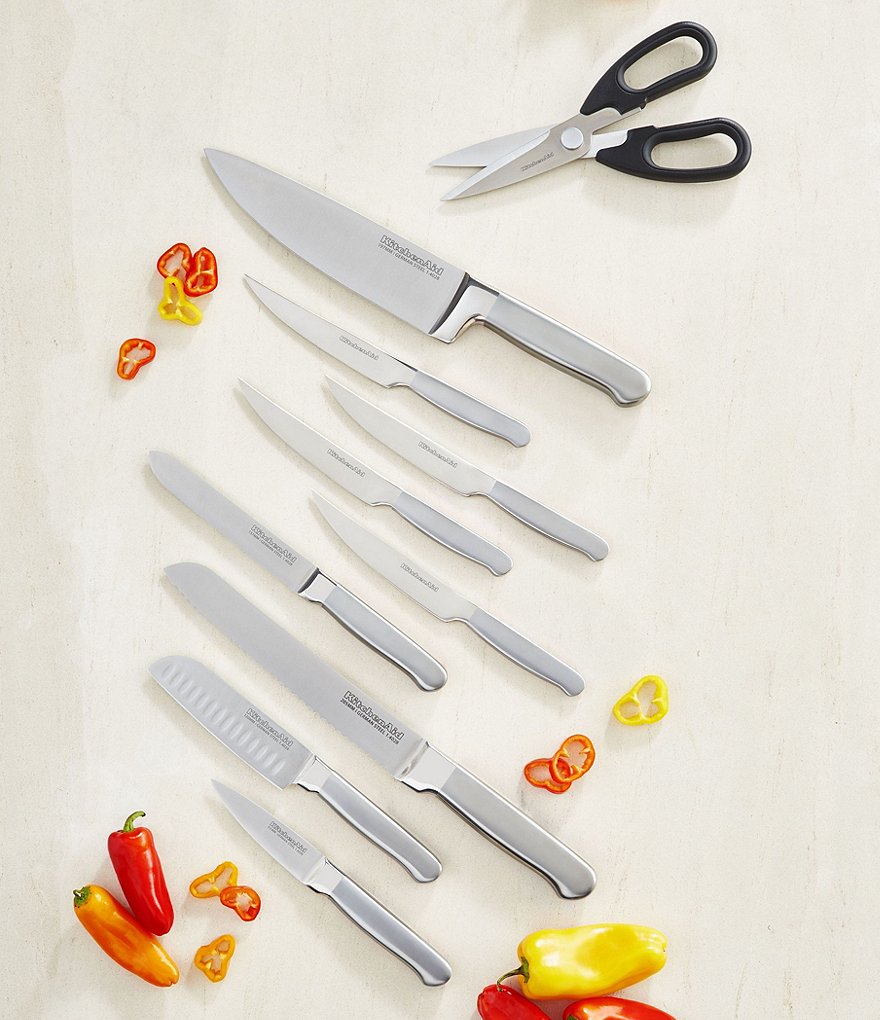 KitchenAid Classic Forged 12-Piece Brushed Stainless Steel Cutlery Set