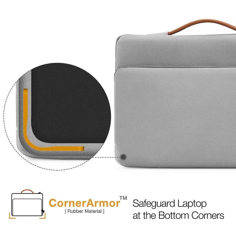 tomtoc Protective 13 - 13.5 Inch Laptop Sleeve Notebook Handle Bag Compatible with 13.3" MacBook Air | 13" MacBook Pro Retina 2012-2015 | 13.5" Surface Book | Surface Laptop, with Accessory Pocket
