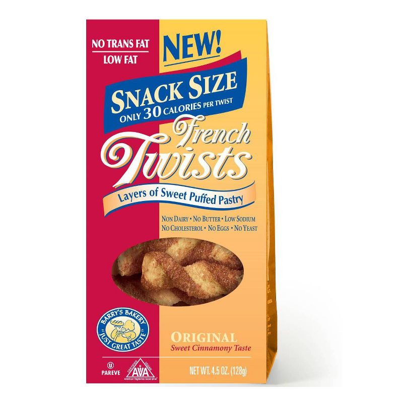 Barry's Bakery Vegan French Twists Original - 4.5oz