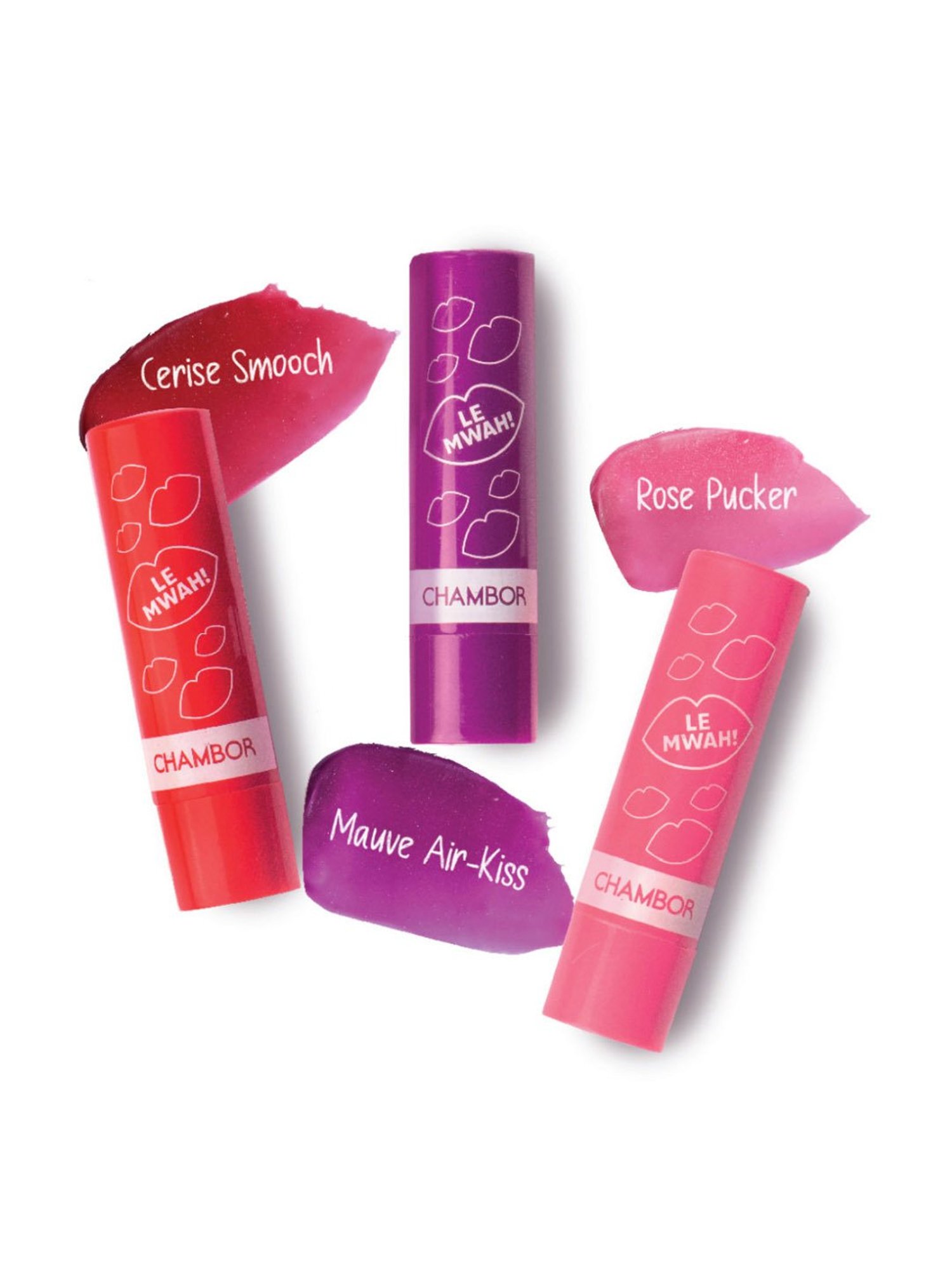 Chambor Le Mwah! Moisturising Tinted Lip Balm with Antioxidant & SPF22 Mauve Air-Kiss - 4.5 gm