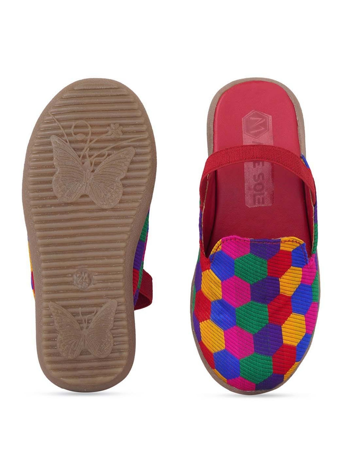 Minesole Kids Multicolor Back Strap Sandals