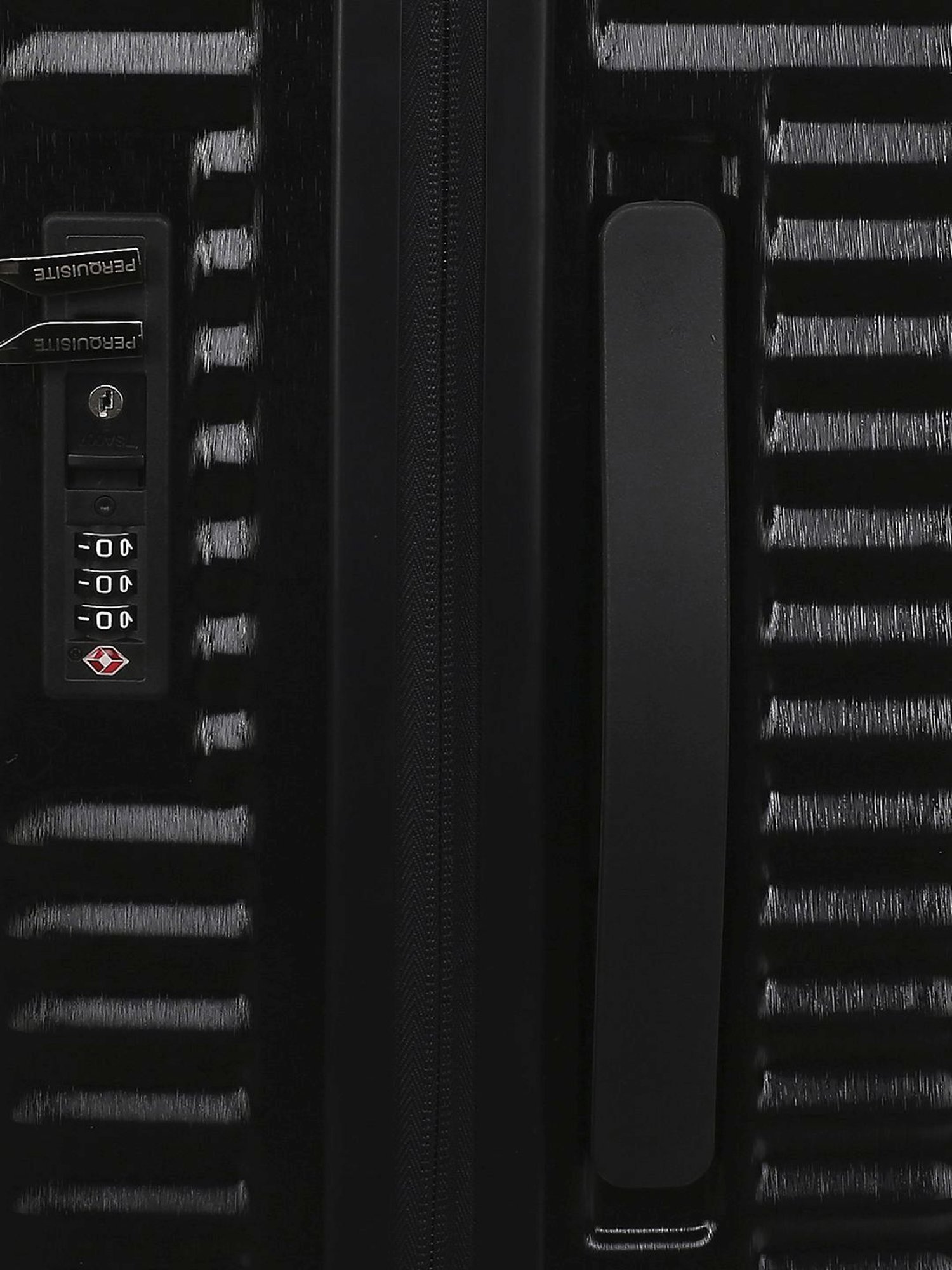 Perquisite Y2K Luxe Range Black Hard 24" Medium Luggage