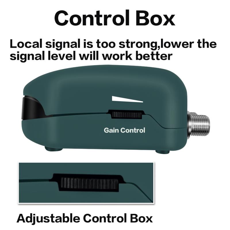 LAVA HD2605 [Newest 2020] Outdoor HD TV Antenna, Remote Controlled Rotation, Long Range 4K TV Installation Kit with Mounting Pole