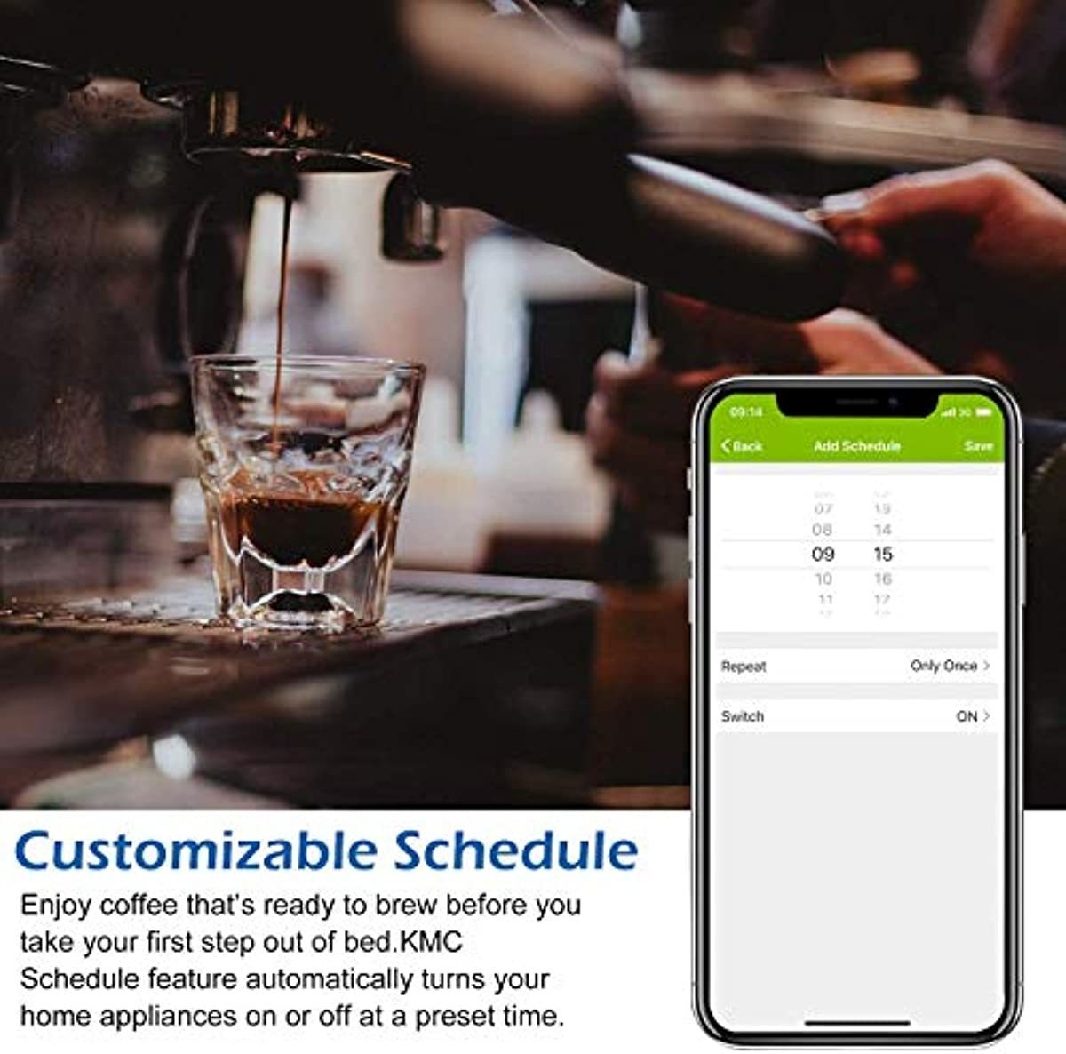 Smart Plug, KMC WIFI MiNi Outle Works with Alexa, Google Home & IFTTT, Smart Life, No Hub Required, Remote Control Your Home Appliances from Anywhere, ETL Certified,Only Supports 2.4GHz Network(4 Pack